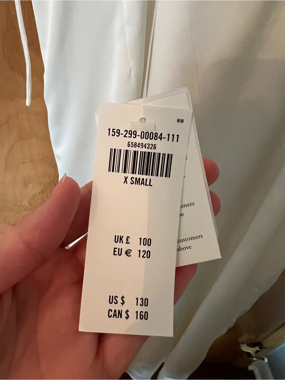 Abercrombie & Fitch White Sleeveless Knot-Accent Maxi Dress